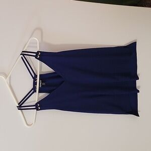 *Express Women's Navy Blue Strappy Top, Size S
